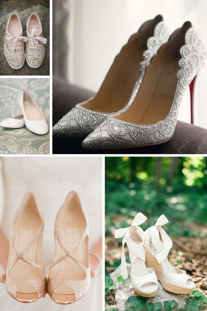 Modelos de sapatos para noivas