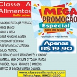 Classe A Alimentos Buffet e Petiscos Congelados