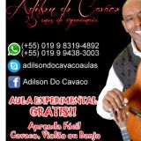 Aulas de Cavaquinho, Banjo & Violão Via Internet