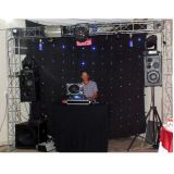Dj Paulo som e iluminação e telão