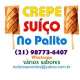 Crepes no palito para festas - Vários Recheios