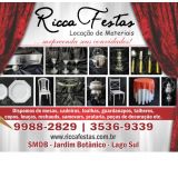 Ricca Festas Locação de Materiais para Festas