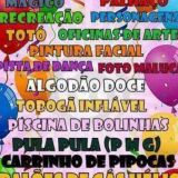 Recreação e brinquedos para festas e eventos