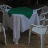 Aluguel mesas,cadeiras,toalhas,freezer,pratos,copo