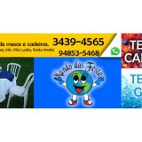 Locação de mesas e cadeiras Mundo das Festas