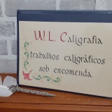 w l Caligrafia