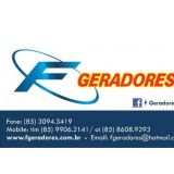 F Geradores. Locação de Geradores Silenciados.