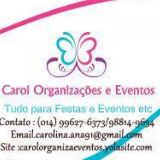 Carol Organizações e eventos
