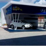 Stand projetado e cenografia