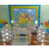 Agridoce salão de festas com decoração clean