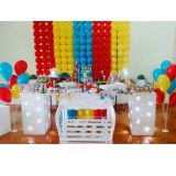 Salão de festas com decoração provençal Sorocaba