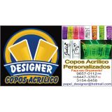 designer copos acrilicos personalizado