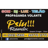 Psiu!!! Remix - Som DJ Luz Telão