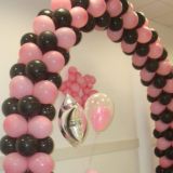 Valentina decoração com baloes-bexigas