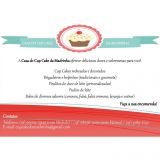 Casa do Cup Cake da Madrinha