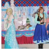 Elsa e Anna Personagens vivos