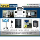 Locação Projetor, Datashow, Som, Pulpito, Videoke