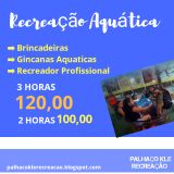 Recreação Aquatica com Palhaço Kle
