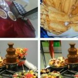 Mesa de Frutas, Cascata de Chocolate, Crepe