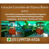 Locaçao Carrinho de Pipoca Retro