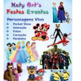 Personagens Vivo para Animação de Festas