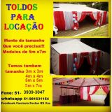 Toldos para Locação