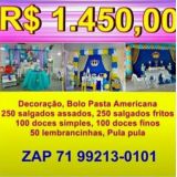 JT Festas- Promoção Festa Infantil Completa