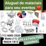 Lá Festa Feliz Locações Materiais Mesas,cadeiras
