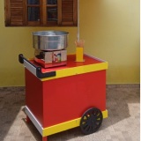 Carrinho de Algodão Doce para Festas e Eventos