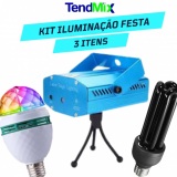 Kit Iluminação Jogo de Luz para Festa, Natal, Aniv