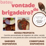 Felicidade no tacho brigadeiros gourmet