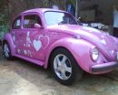 Fusca totalmente rosa Penelope Ludmila Sohr