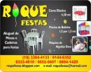 Roque Festas (Mesas, cadeiras e brinquedos)