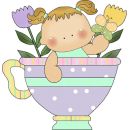 Chá de Bonecas Doces e Cupcakes