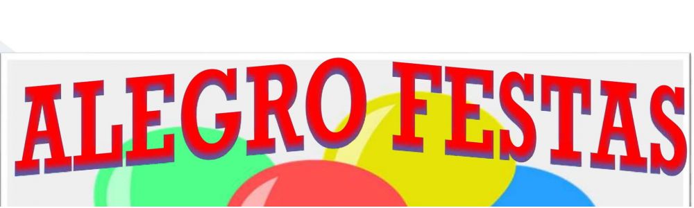 Alegro Festas e Eventos com locação de brinquedos, cadeiras e mesas