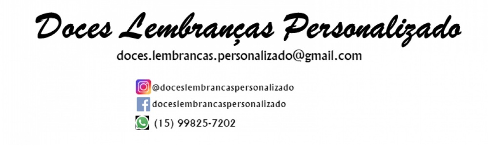 Doces Lembranças Personalizado