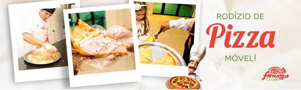 Rodízios de Pizzas onde você preferir!