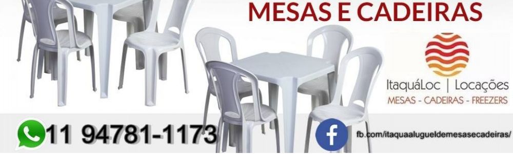 Itaquáloc Locações Mesas - Cadeiras - Freezers