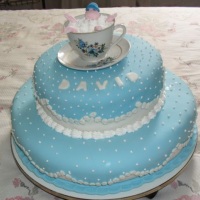 Bolo de chá de bebe