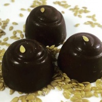 Chocolates Funcionais/ Linhaça Dourada