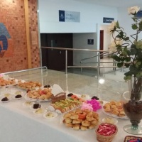 Coffe break para professores e funcionários do Colégio Santa maria no retorno das férias.