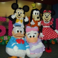 SHOWS DISNEYS E DIVERSOS PERSONAGENS INFANTIS DE ACORDO COM O TEMA UM ARRASO NOSSOS PERSONAGENS 