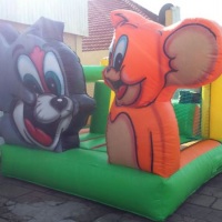 balão pula pula mini tobogã tom e jerry