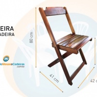 Aluguel de Cadeira de Madeira