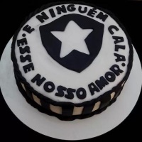 Bolo clube do coração