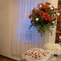 Arranjo de mesa de doce