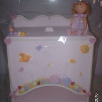 Porta-fralda descartável boneca