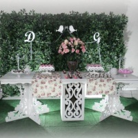 Decoração "Mesa principal Noivado"