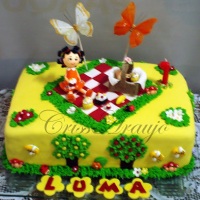 Bolo Decorado Infantil piquenique
