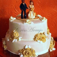 Bolo Decorado Casamento